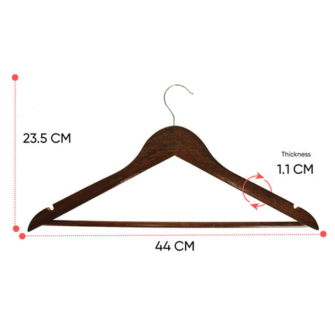 Wooden Hangers Garment Clothes Wardrobe