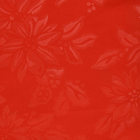 Red Christmas Tablecloth Poinsettia