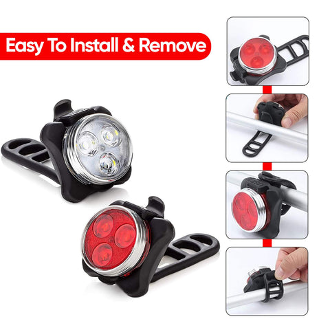 USB Rechargeable Bicycle Lights