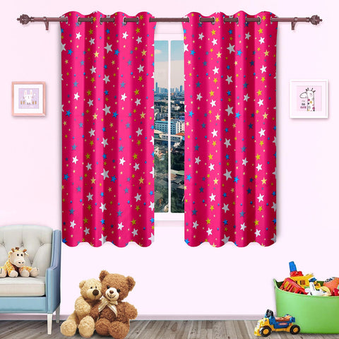 Blackout Glow In The Dark Kid Pair Curtains