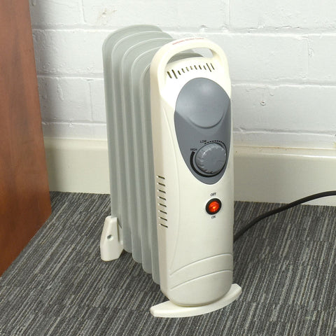 Electric Oil Filled Radiator Portable Heater 800W