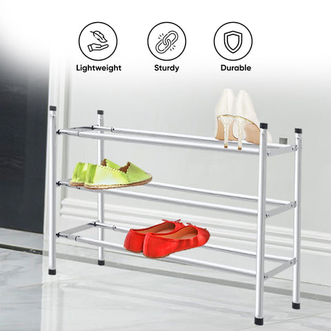 3 Tier 18 Pair Shoe Storage Rack