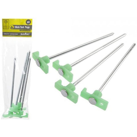 Glow in the Dark Ground Rock 7 Inch Pegs for Tent