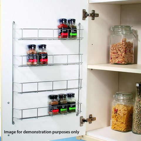 5 Tier Spice Herb Jar Rack Holder