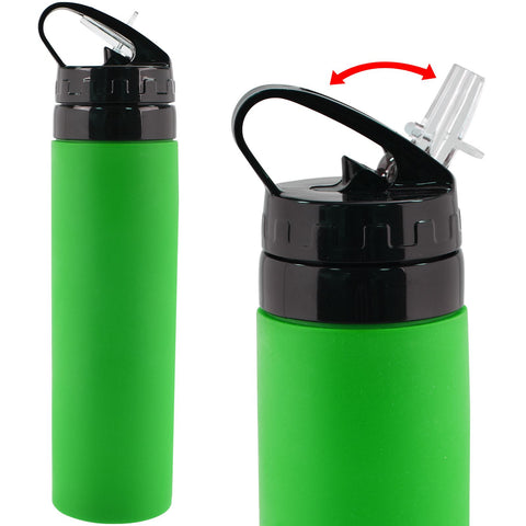 Silicone Squeezy Water Bottle