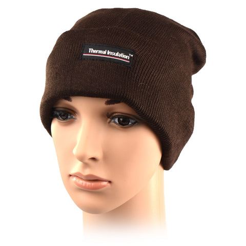 Mens Nitted Thermal Beanie Insulated