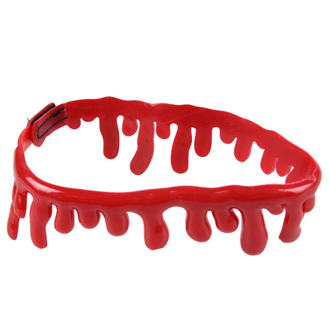 Dripping Blood Choker Women Halloween Fancy Dress