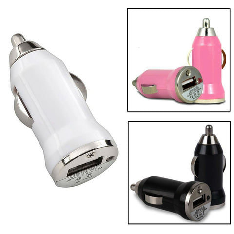 Universal In Car Bullet USB Charger Compact Travel