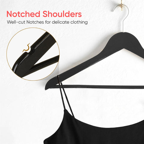 Wooden Hangers Garment Clothes Wardrobe