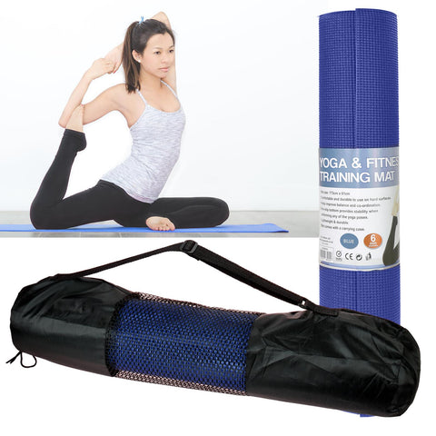 6mm Thick Non Slip Exercise Yoga Mats Gym