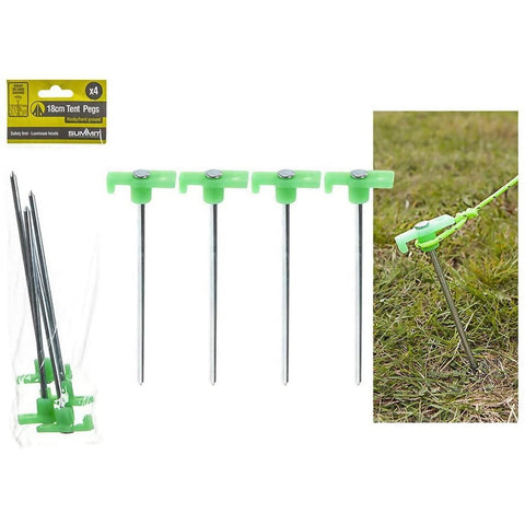 Glow in the Dark Ground Rock 7 Inch Pegs for Tent