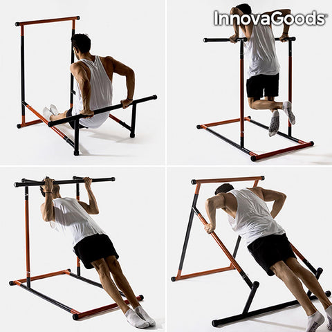 Large Pull Up Power Tower Dip Station Rack