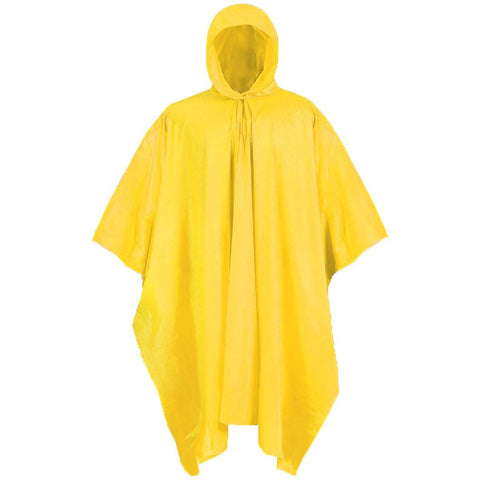 Adult Rain Cover Poncho Camping Waterproof Hooded