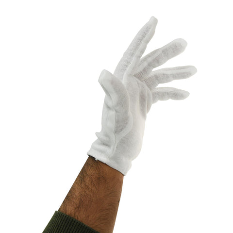 1 Pair Dermatological Cotton Gloves