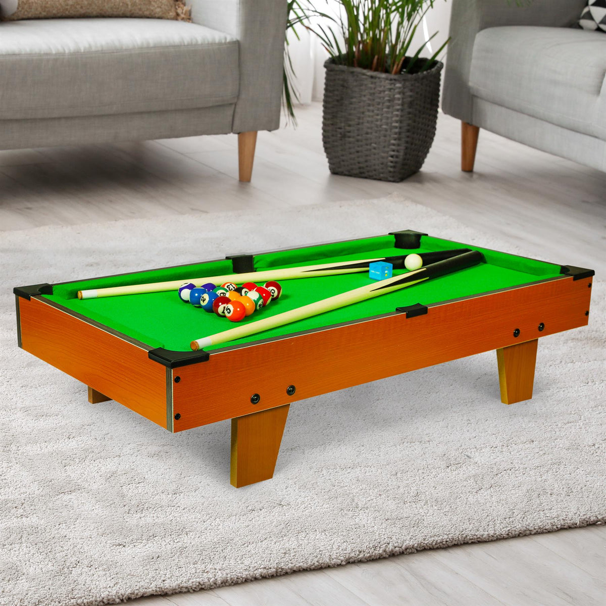 Lightweight Tabletop Pool Snooker Billard Game