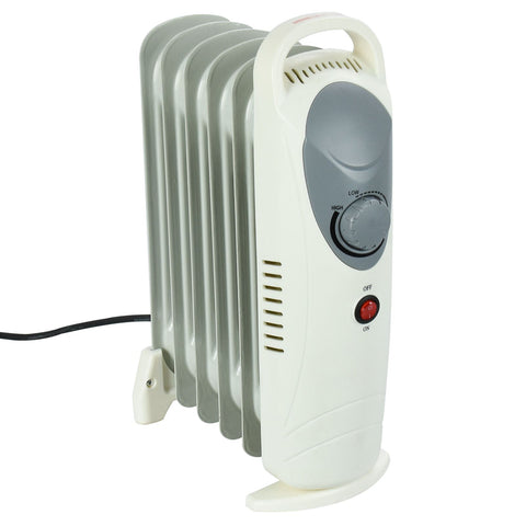 Electric Oil Filled Radiator Portable Heater 800W