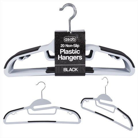 Non Slip Plastic Hangers Pack of 10