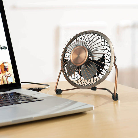 Mini Portable 4" Desk Fan Small Cooler