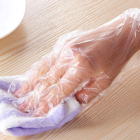 Disposable Gloves Powder Free Clear Thick Food Prep Grade