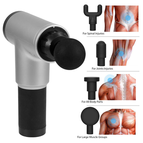 Massage Gun 4 Head Set Pain Relief