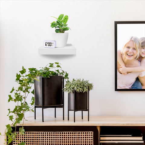 Wooden Hanging Floating Shelves