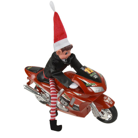 Elf Motorbike Selection Ornament