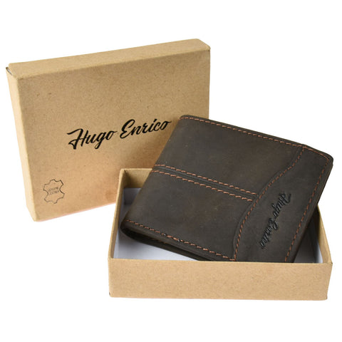 Hugo Enrico Wallet Double Front Stich