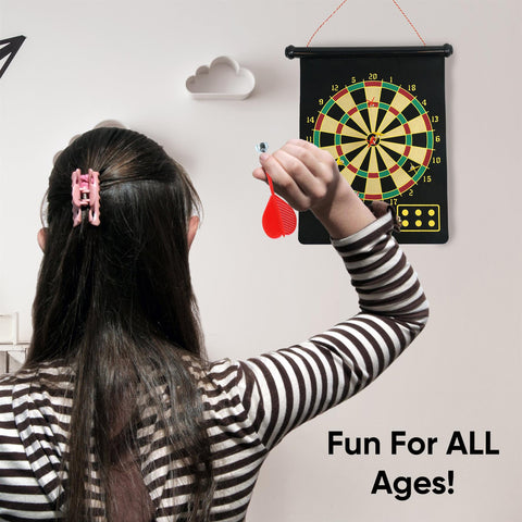 Reversible Magnetic Dartboard Indoor / Outdoor Game