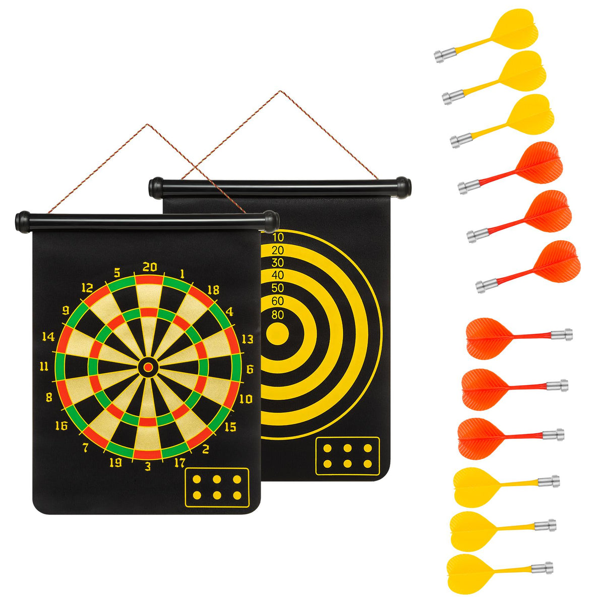 Reversible Magnetic Dartboard Indoor / Outdoor Game