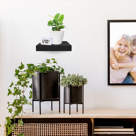 Wooden Hanging Floating Shelves