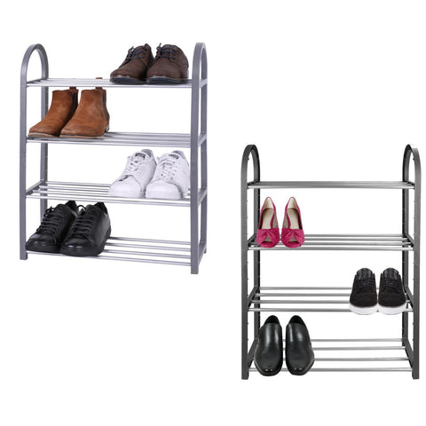 4 Tier Storage 8 Pair Shoe Rack