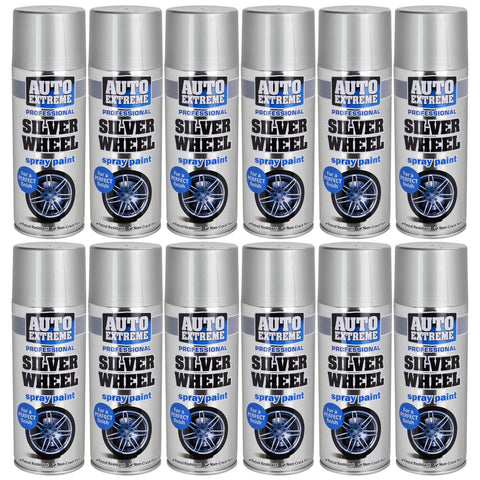 Silver Wheel Aerosol Spray Cans 400ml