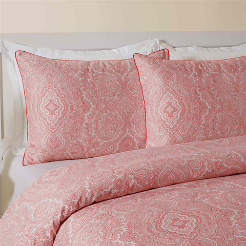 400 Thread Cotton Rich Paisley Print Duvet Cover Set