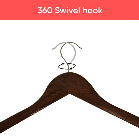 Wooden Hangers Garment Clothes Wardrobe