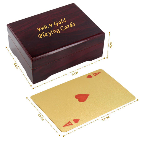 24k Gold Plated Playing Cards