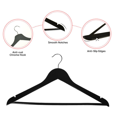 Wooden Hangers Garment Clothes Wardrobe