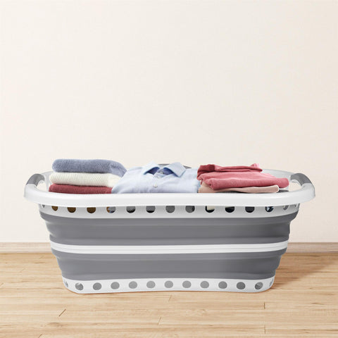 Collapsible Hip Hugger Laundry Basket Large