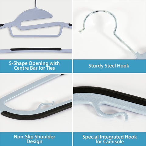 Non Slip Plastic Hangers Pack of 10