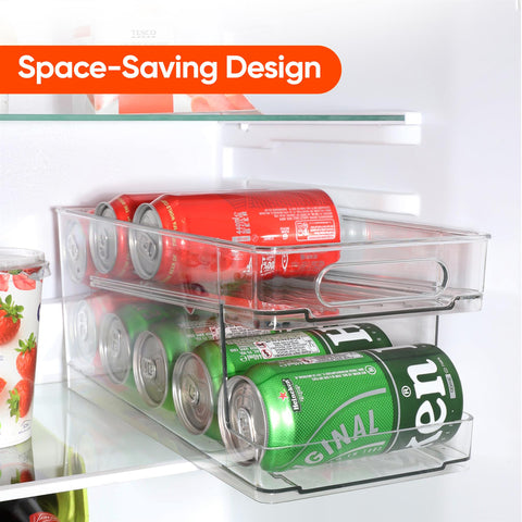 2 Tier Fridge Can Dispenser Holds Upto 9 Cans