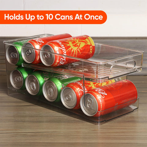 2 Tier Fridge Can Dispenser Holds Upto 9 Cans