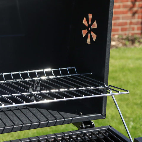 Portable Charcoal BBQ Grill Steel