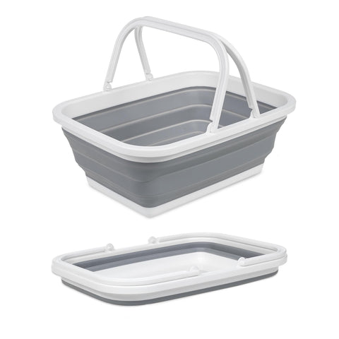 Collapsible Washing Up Bowl With Carrying Handles