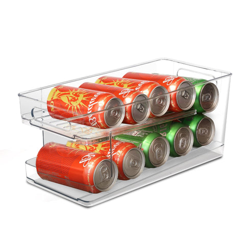 2 Tier Fridge Can Dispenser Holds Upto 9 Cans