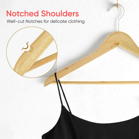 Wooden Hangers Garment Clothes Wardrobe