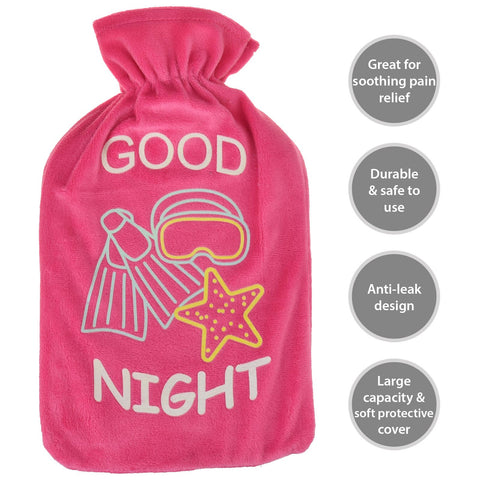 2L Hot Water Bottle With Cover