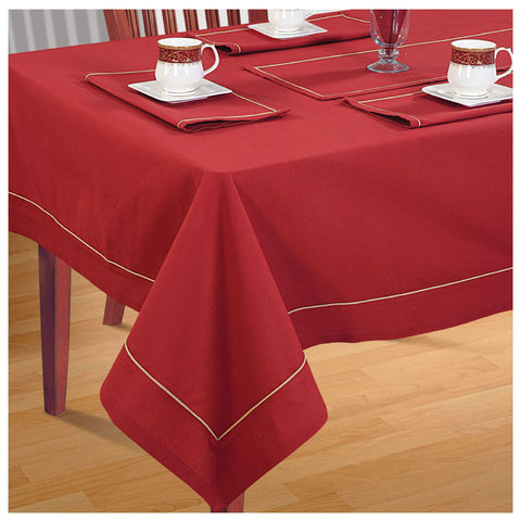 4 Seater Dinner Party Table Linen Tablecloth Cover