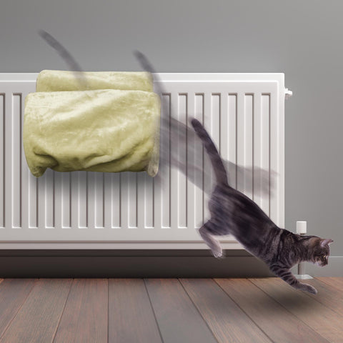 Cat Radiator Bed Fleece Warm Hammock