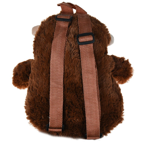 Kids Animal Rucksack Backpack Plush Cute Zoo Toy Lunch Bags