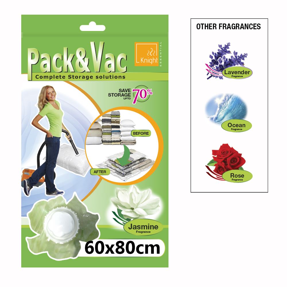 Pack&Vac Vacuum Storage Bag 60cm x 80cm