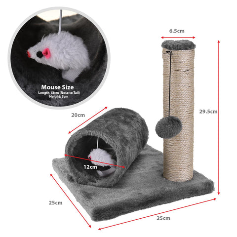 Mini Cat Kitten Sisal Scratch Post